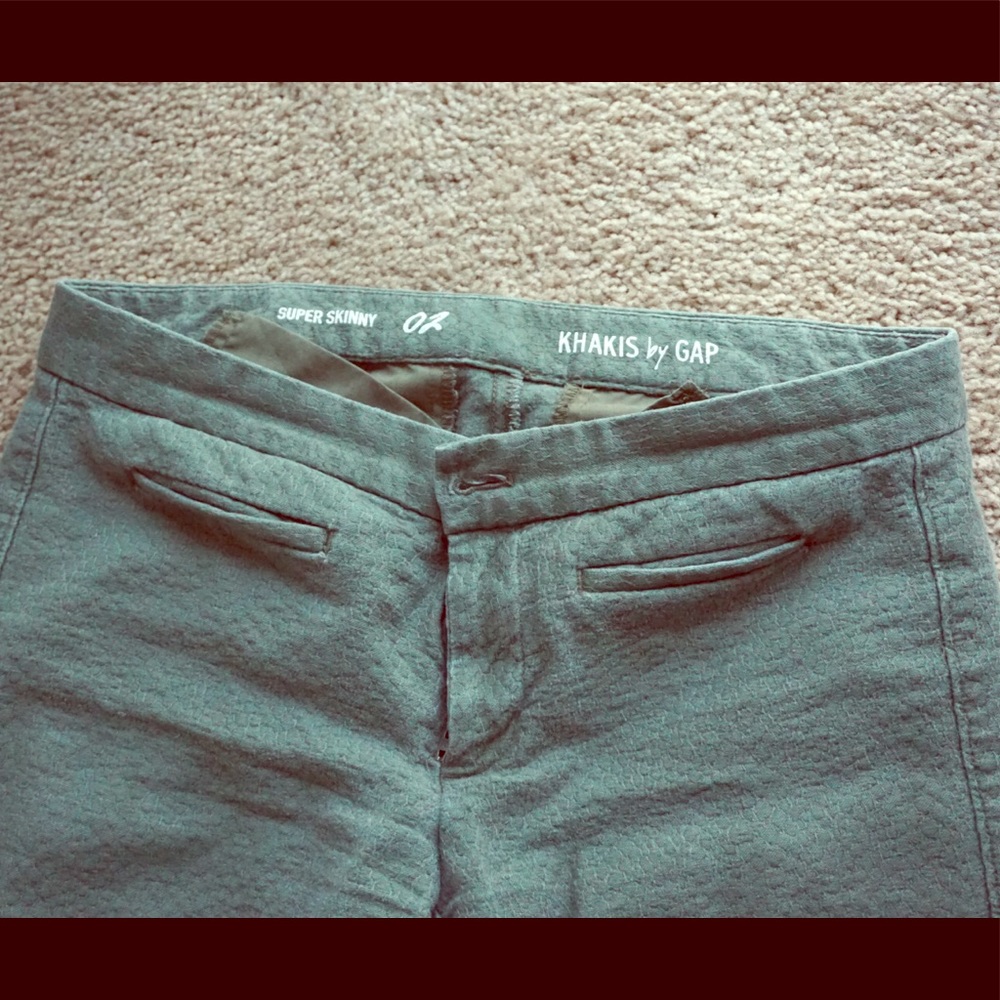 Gap green ankle pants